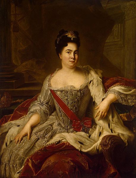 Catherine I of Russia by Nattier